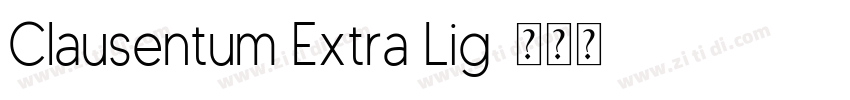 Clausentum Extra Lig字体转换